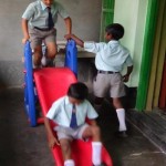 Moment de détente à l'école